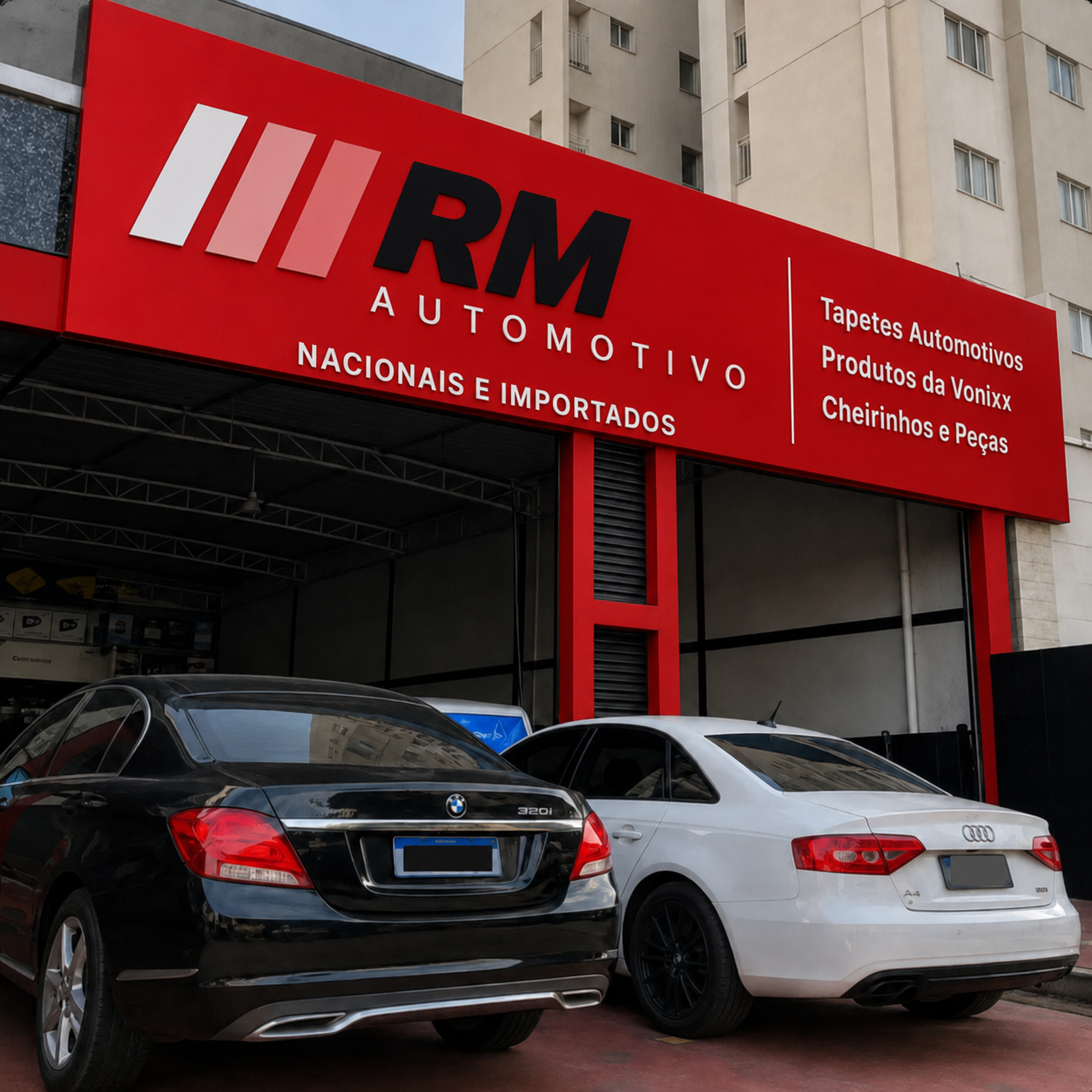 Fachada da RM Automotivo